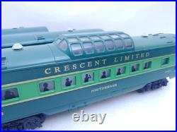 Williams O Gauge Southern Crescent Limited 4 Passenger Car Set WithBoxes Lights Up