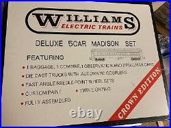 Williams O Gauge Southern Pacific Daylight Madison 5 Car Passenger Set 2519 New