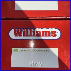 Williams O Scale Santa Fe 72' Streamline Lighted 5 Car Passenger Set- L/N