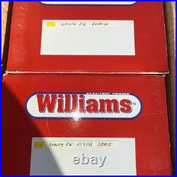 Williams O Scale Santa Fe 72' Streamline Lighted 5 Car Passenger Set- L/N