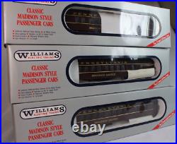 Williams Pennsylvania Madison Style Passenger Car Set Broadway Limited