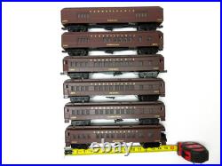Williams Pennsylvania Prr Heavyweight Madison Passenger Car 6 Pc Set O Gauge