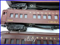 Williams Pennsylvania Prr Heavyweight Madison Passenger Car 6 Pc Set O Gauge