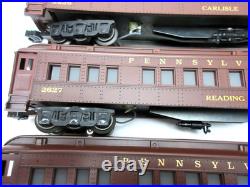 Williams Pennsylvania Prr Heavyweight Madison Passenger Car 6 Pc Set O Gauge
