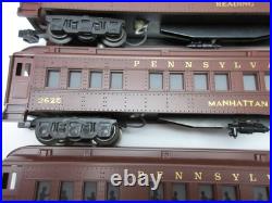 Williams Pennsylvania Prr Heavyweight Madison Passenger Car 6 Pc Set O Gauge