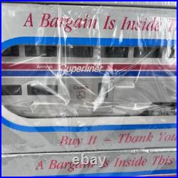 Williams Sl80 Amtrak 80' Superliner Car Passenger Set Aluminum Lot Coach Sleeper Williams Sl80 Amtrak 80' Superliner Car Passenger Set Aluminum Lot Coach Sleeper