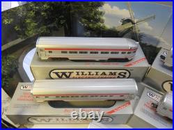 Williams Trains O Gauge Five Car Aluminum Santa Fe Passenger Set- Ln- Bxd- Sh Williams Trains O Gauge Five Car Aluminum Santa Fe Passenger Set- Ln- Bxd- Sh