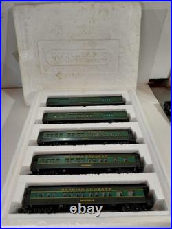 Williams Trains O Gauge Model Railroad Reading Company 5-Car Passenger Set/Box