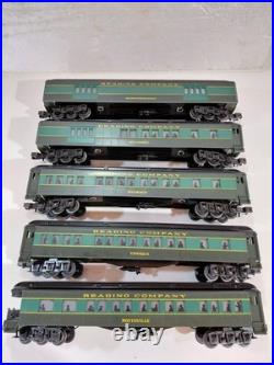 Williams Trains O Gauge Model Railroad Reading Company 5-Car Passenger Set/Box