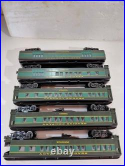 Williams Trains O Gauge Model Railroad Reading Company 5-Car Passenger Set/Box