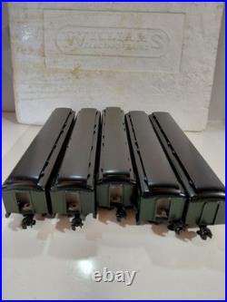 Williams Trains O Gauge Model Railroad Reading Company 5-Car Passenger Set/Box