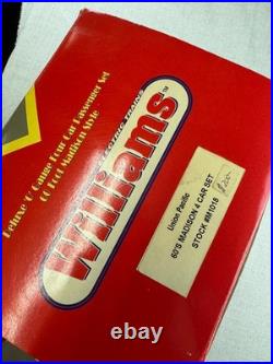 Williams Union Pacific Madison 4- Car Passenger Set O Gauge