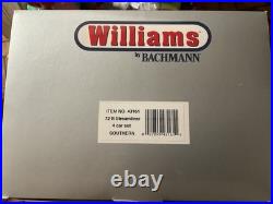Williams by Bachmann 43161 Southern 72' Streamliner 4-Car Passenger Set O-Gauge