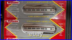 Williams set of Five 60ft Pennsylvania Streamline Passenger Cars & 2530 REA-NIB
