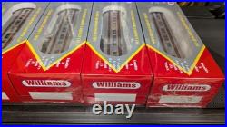 Williams set of Five 60ft Pennsylvania Streamline Passenger Cars & 2530 REA-NIB