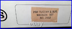 Williamso Gapennsylvania Rr Madison Style 5 Passenger Car Set #2502 New Williamso Gapennsylvania Rr Madison Style 5 Passenger Car Set #2502 New