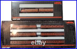 Z Marklin 88605 PRR F7 A/B + 87847 Pennsylvania RR 6-Car Passenger Set withCC